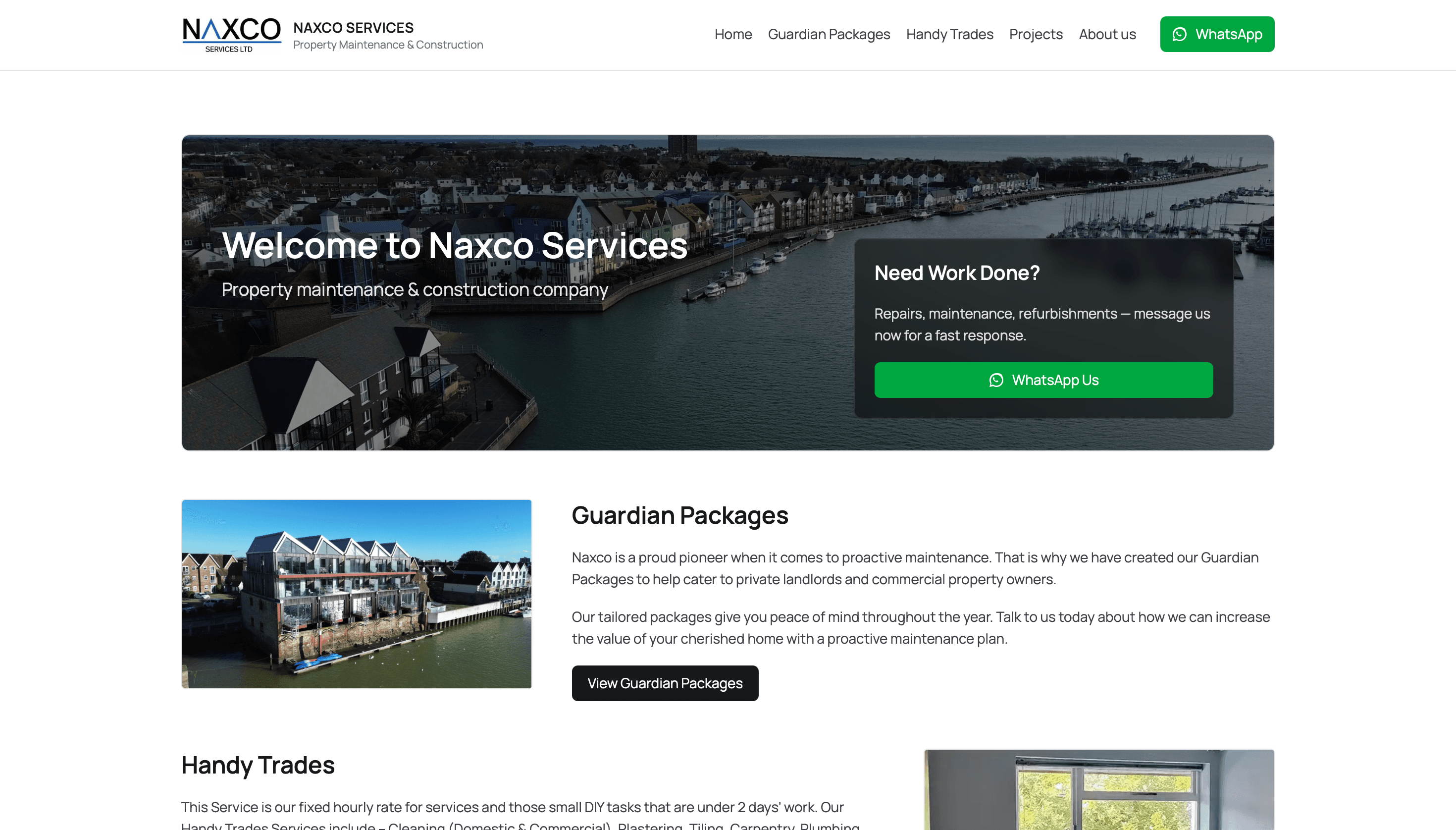 Naxco refreshed website